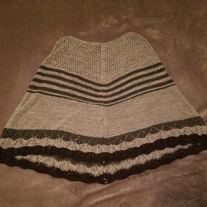 Vertigo Knit Poncho